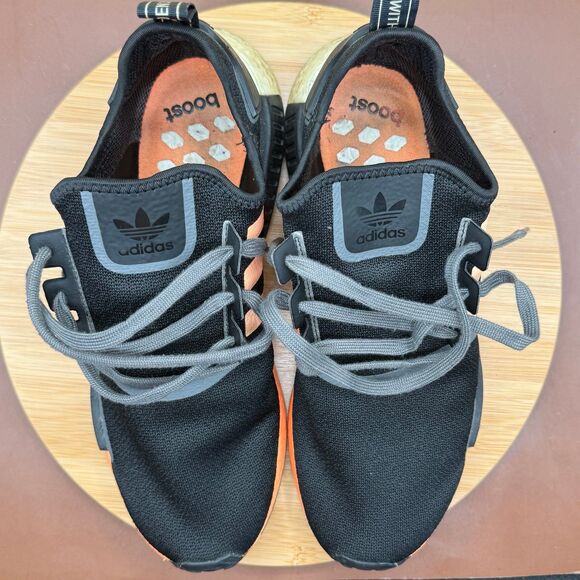 adidas Black and Orange Athletic Shoes - Picture 9 of 10